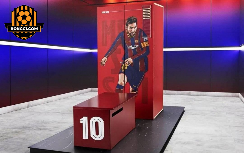 Barca rao bán tủ đồ của Messi. Ảnh: X Leo Messi Fan Club