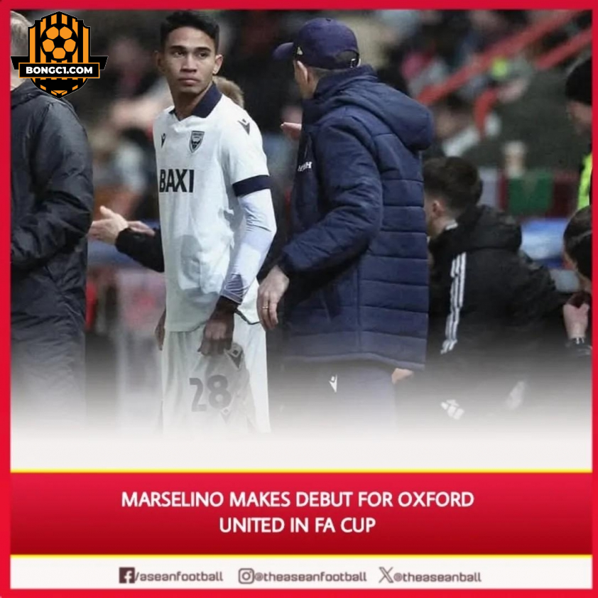 Marselino Ferdinan vừa có lần đầu tiên được ra sân tại FA Cup