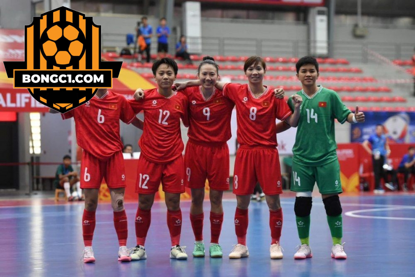 ĐT futsal nữ Việt Nam cũng tiến sát cơ hội dự VCk futsal World Cup 2025 (Ảnh: VFF)