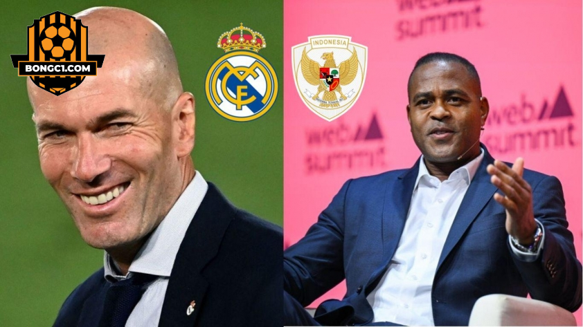 Tân HLV Kluivert được báo Indo so sánh với huyền thoại bóng đá Zinedine Zidane.