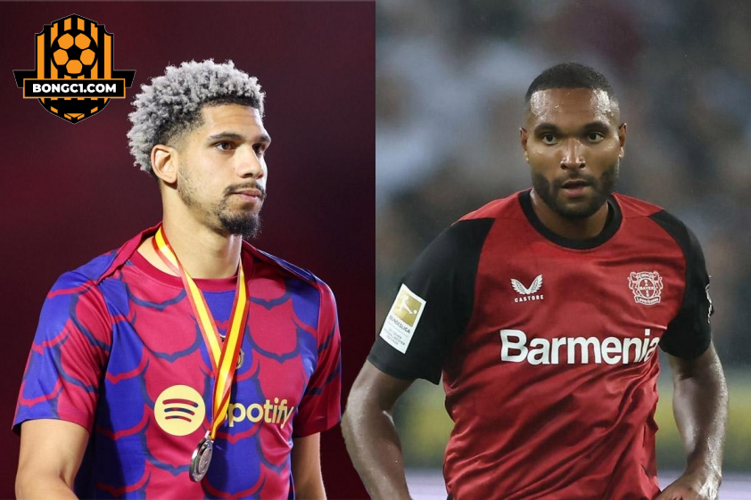 Barca đối mặt với khó khăn trong việc giữ chân Araujo và chiêu mộ Jonathan Tah.