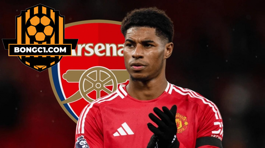 Rashford có thể chuyển đến Arsenal (Ảnh: FBT).