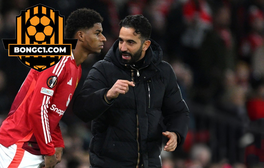 Amorim thừa nhận không rõ tương lai của Rashford tại Man Utd. Ảnh: Getty