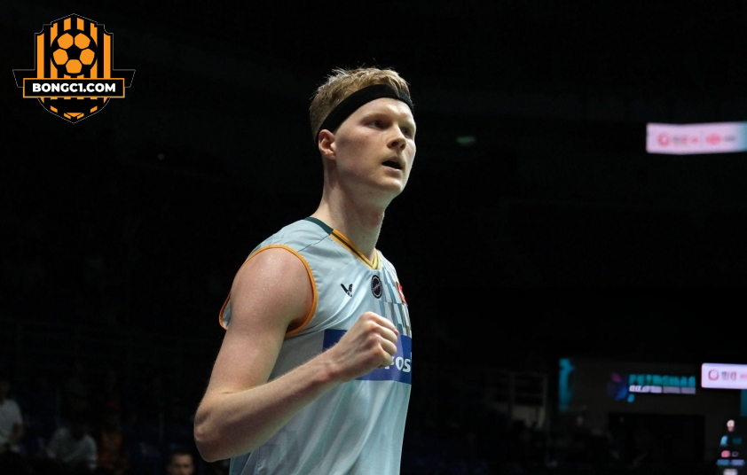 Anders Antonsen có cơ hội lớn bảo vệ chức vô địch (Ảnh: Getty)