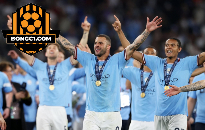 Kyle Walker gặt hái được nhiều thành công cùng Man City.Ảnh: Getty