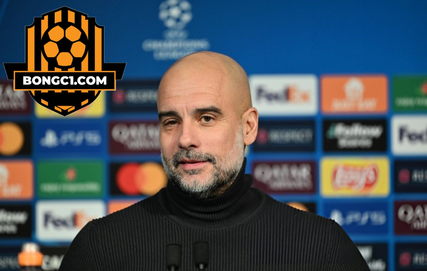 Pep Guardiola tự tin cùng Man City trong việc giành kết quả tốt trước PSG. Ảnh: Getty