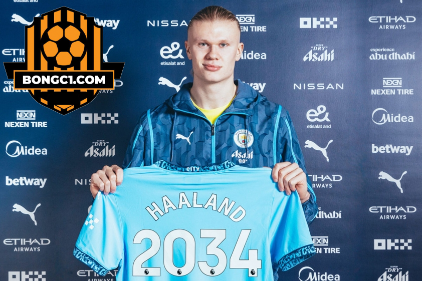 Erling Haaland gia hạn hợp đồng với Man City.