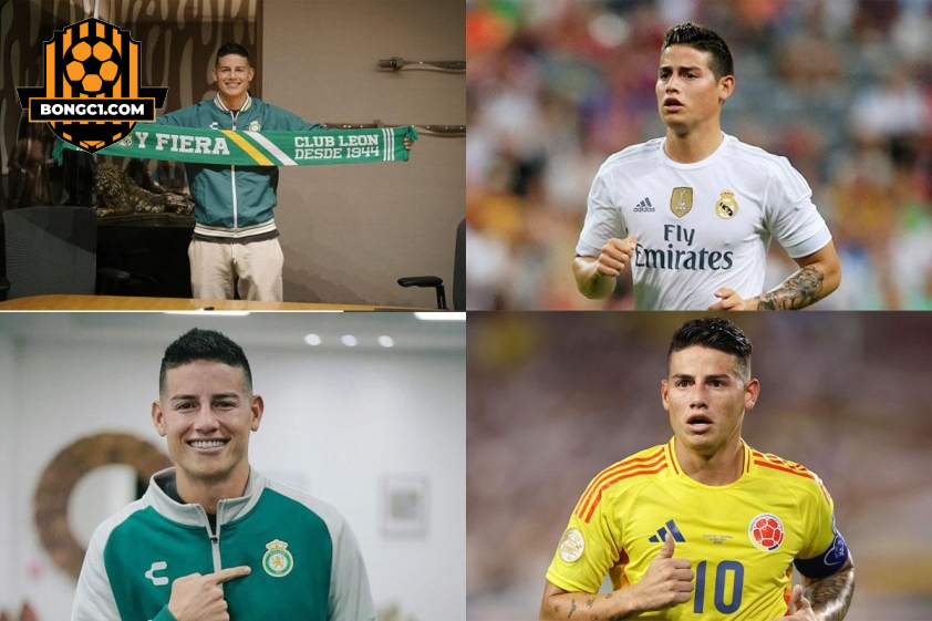 James Rodriguez từng là ngôi sao đình đám của Real Madrid.