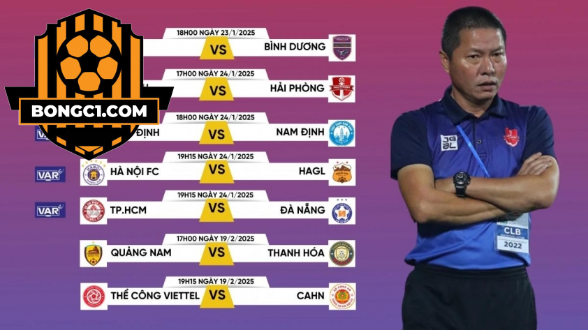 Lịch thi đấu và danh sách các trận áp dụng VAR vòng 11 V-League (Ảnh: VOV)