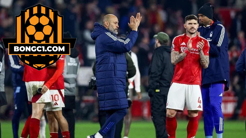 Nottingham của Nuno Espirito Santo đang bất khả chiến bại trong 8 vòng đấu liên tiếp. Ảnh: Getty