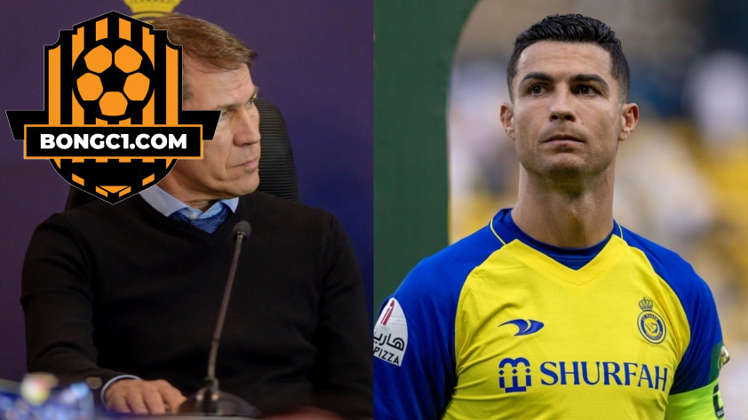 Rudi Garcia từng có quãng thời gian làm việc cùng Ronaldo tại Al Nassr (Ảnh: Getty).