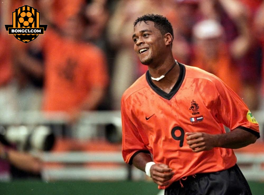 Patrick Kluivert từng là chân sút đình đám của ĐTQG Hà Lan